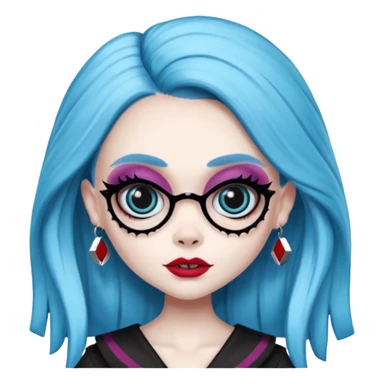 Ghoulia yelps monster high, pal skin sticker