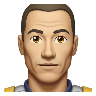 Anime-JeanClaude-VanDamme-perfectly-centered sticker