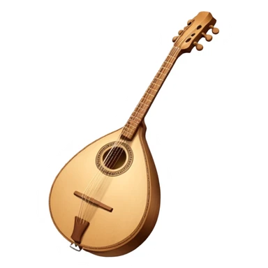 Ukrainian musical instrument kobza sticker