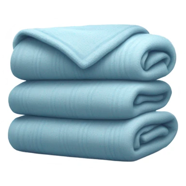 Light blue blanket sticker