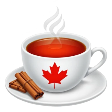 Türk bayrağı bardaklı çay sticker