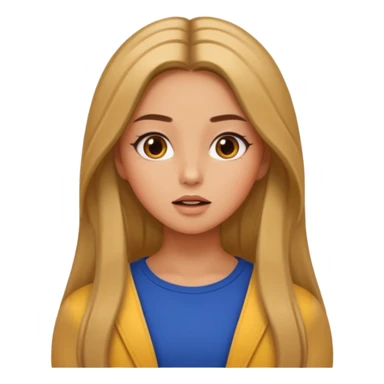 pretty long hair girl middle parted, amazed, good clothes, tanned, baddie, RELLY PREETY, BADDIE sticker