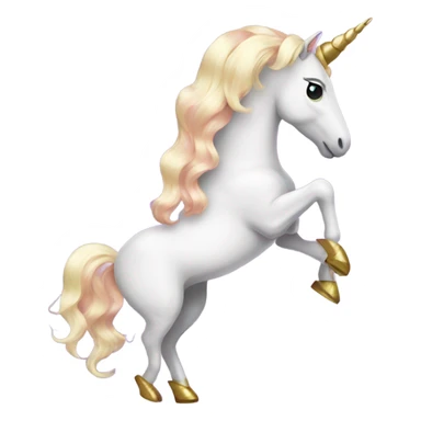 unicorn wearing heels sticker