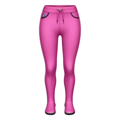meia calça rosa dobrada sozinha sticker