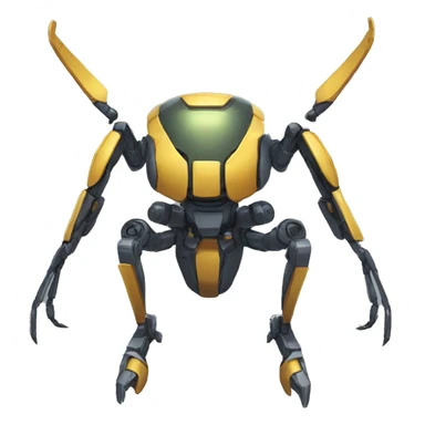 a beetle-medabot full body sticker