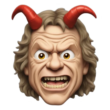 Angus young devil acdc sticker
