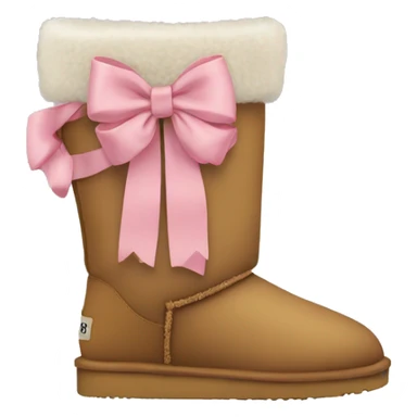 uggs with bows on them sticker