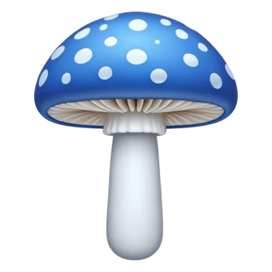 blue magic mushroom  sticker