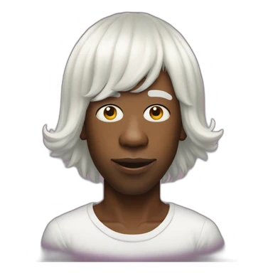 tyler the creator with white wig sticker