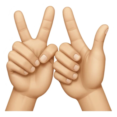 I want two tumbs up like it's done with two hands, it should be the other side od the hand sticker