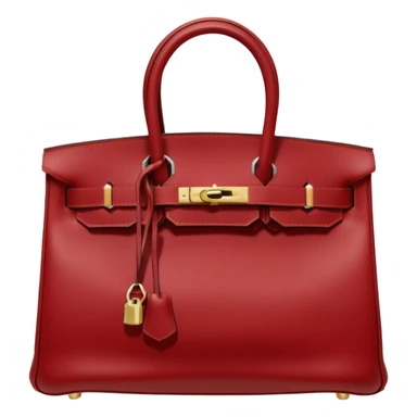 dark red hermes birkin bag sticker