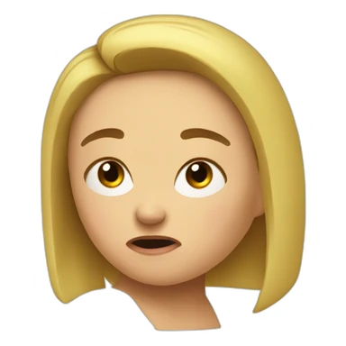 Angry small klara sticker