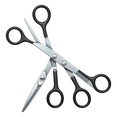  hairdressing scissors sticker