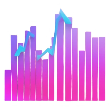 vaporware color theme, stock price going up sticker