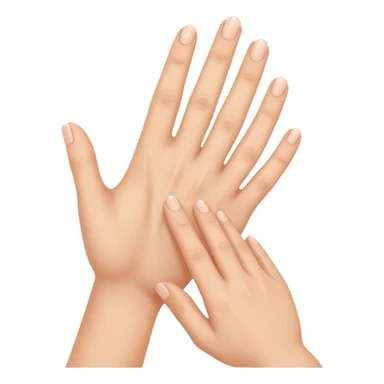 hand to face sticker