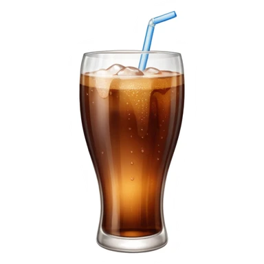 Glass of cola sticker
