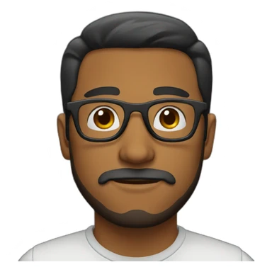 brown-man-with-beard-glasses sticker