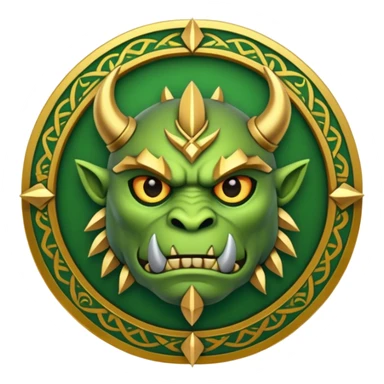 tribal and orcish faction emblem sticker