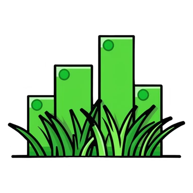 Minecraft grass block sticker