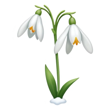snowdrop emoji sticker