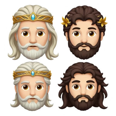 dionysus, zeus, and semele  sticker