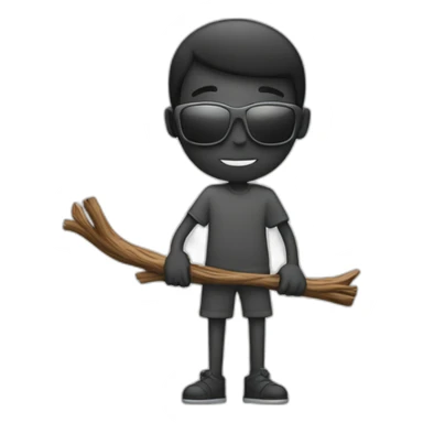 cool stick figure sticker