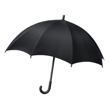 umbrella blowing away, no human sticker