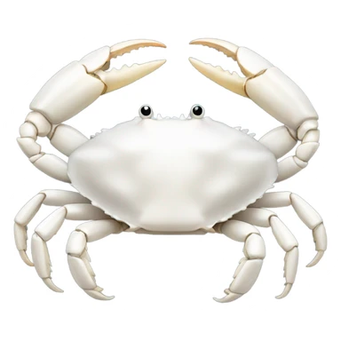 White crab  sticker