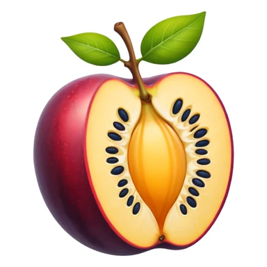 mac os icon fruit being squeezed  sticker