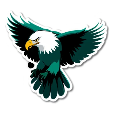 Fly Eagles Fly  sticker
