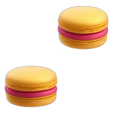 sunset Macaron sticker
