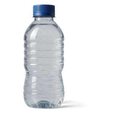 bottiglietta di acqua, iperrealistico 4k sticker