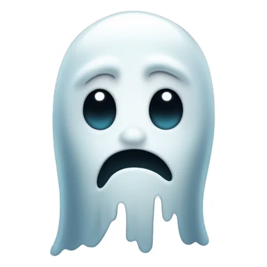 cartoon ghost merc member face palming  sticker