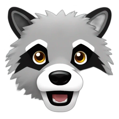 Racooon 8 bit sticker