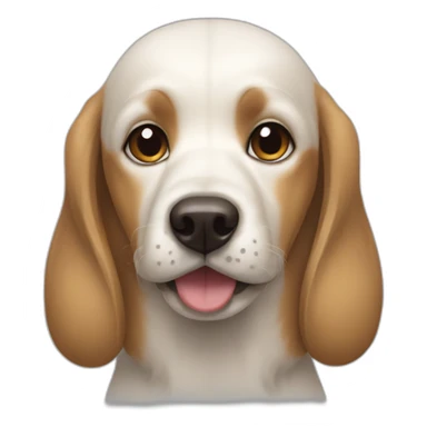 Duckbilled dog sticker