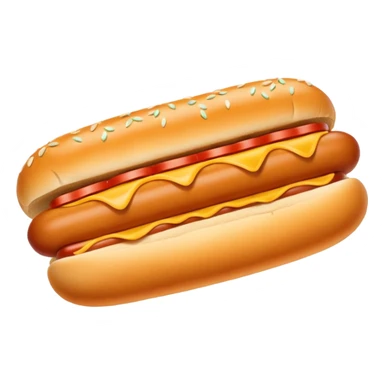 Hotdog bun sticker