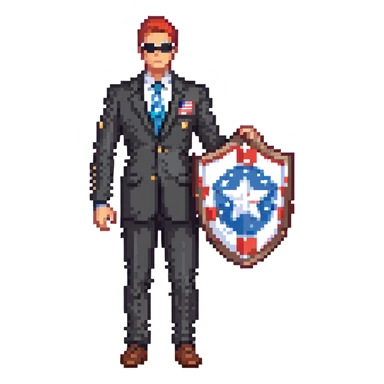 captain america superhero sticker