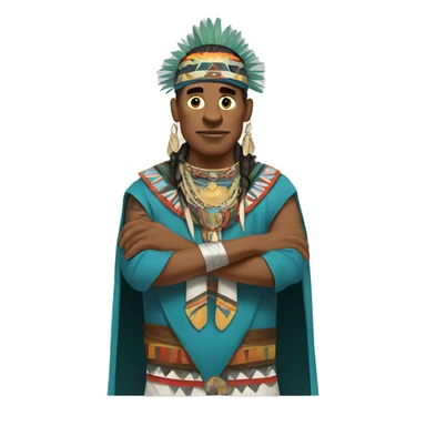 Aztec priest of Music sticker