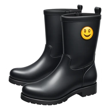 Black boots sticker