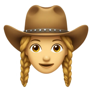 cowgirl hats sticker