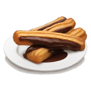 Chocolate dipped churro  sticker