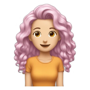 Braunhaarige bffs sticker