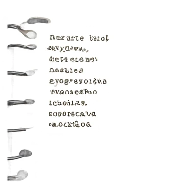 Script in a binder sticker