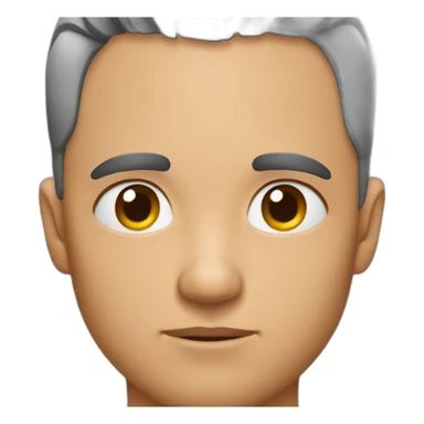 Furrowed eyebrows sticker