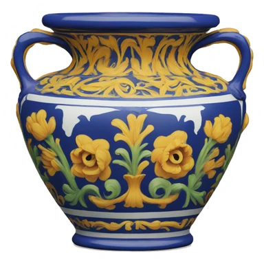 Deruta vase sticker