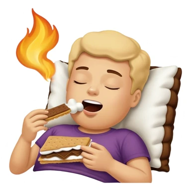 S’mores snoring  sticker