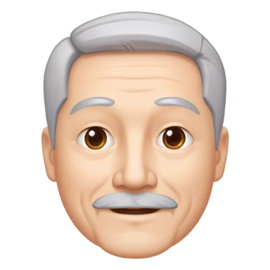 "- Nam
- 50 tuổi
- Da trắng, có nếp nhăn
- Tóc xám
- Cười mỉm, mặt mũm mĩm, râu quai nón
" sticker