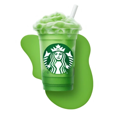 Starbucks iced matcha sticker