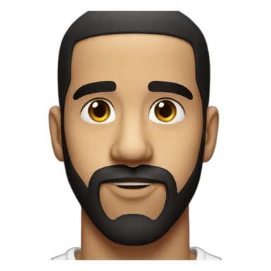 drake intrigued look sticker