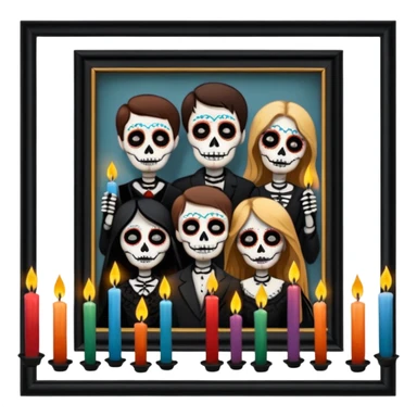 Day o the death, missing people, hereditary movie, museum sticker